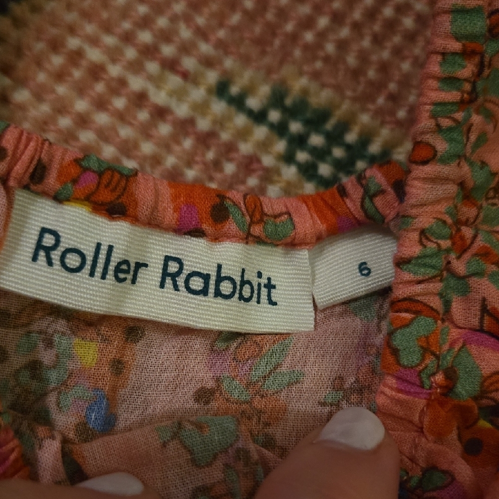 Roller Rabbit Multicolor Floral Top - Picture 3 of 3
